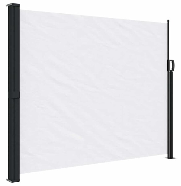 Uvlačiva bočna tenda bijela 160 x 600 cm - Bijela / 160 x 600 cm