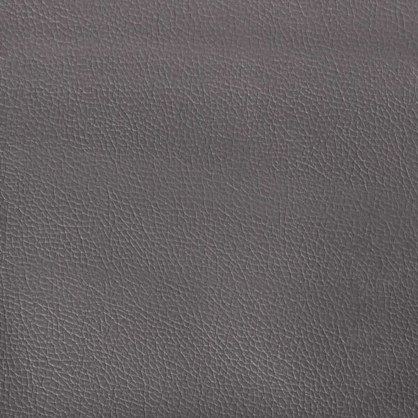 Krevet s madracem Dover sivi 120 x 200 cm od umjetne kože - Siva / 120 x 200 cm