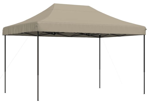 Sklopivi prigodni šator za zabave smeđesivi 410 x 279 x 315 cm - Tupe / N/A