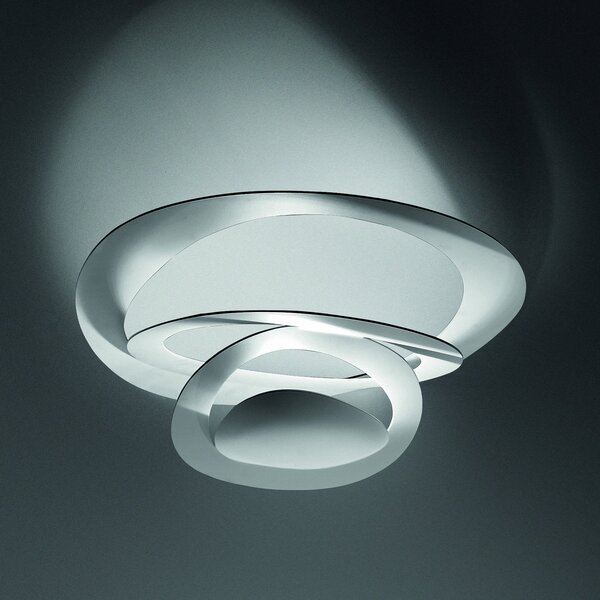 Artemide Pirce Mini stropna svjetiljka, R7s, bijela, prigušiva, Bijela, spavaća soba, Metal