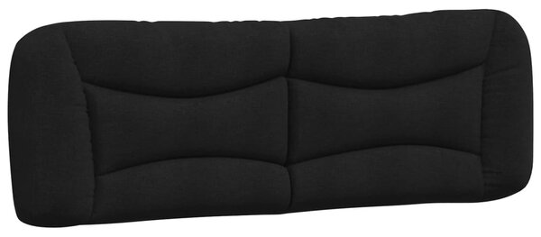 Okvir kreveta s LED-om bez madraca Hvar crni 160x200 cm od tkanine - Crna / 160 x 200 cm