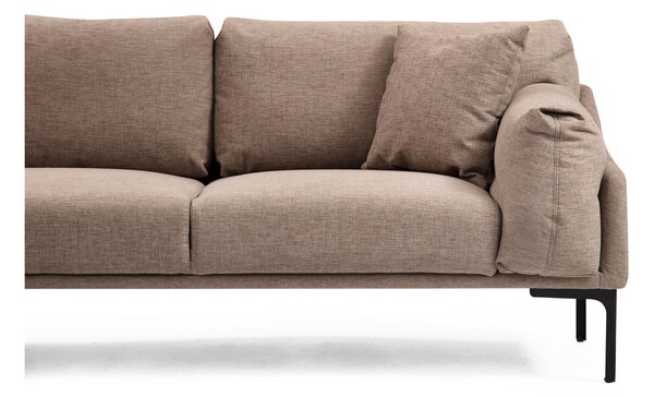 Zondo.hr Kutna garnitura Leonero (L) (svijetla mocha + crna). Akcija -31%. 1106895