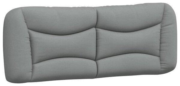 Krevet s madracem Hvar svjetlosivi 180x200 cm od tkanine - Siva / 180 x 200 cm