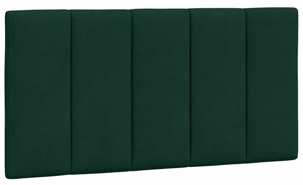 Krevet s madracem Hanko tamnozeleni 100x200 cm baršunasti - Zelena / 100 x 200 cm