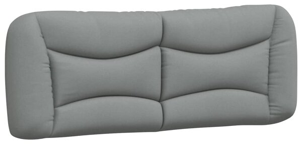 Krevet s madracem Hvar svjetlosivi 120 x 200 cm od tkanine - Siva / 120 x 200 cm