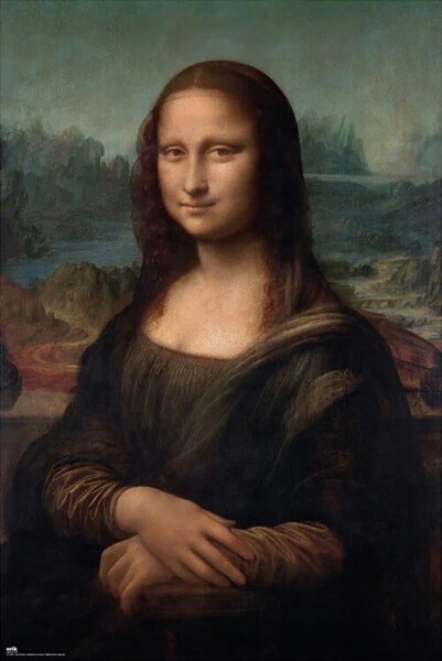 Poster Mona Lisa, (61 x 91.5 cm)