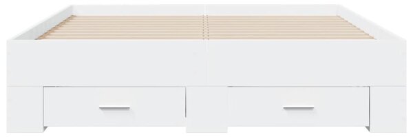 Okvir kreveta s ladicama bez madraca bijeli 120x200 cm - Bijela / 120 x 200 cm