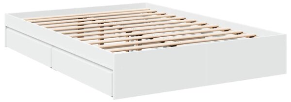 Okvir kreveta s ladicama bez madraca bijeli 120x190 cm - Bijela / 120 x 190 cm