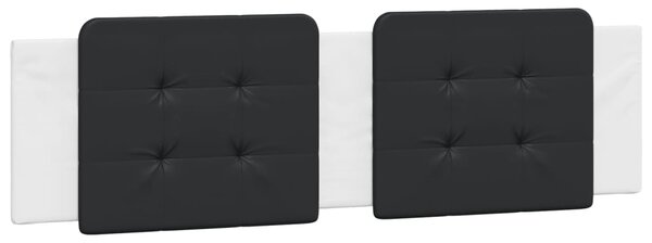 Okvir kreveta s LED-om bez madraca Zadar bijelo-crni 180 x 200 cm - Bijela / 180 x 200 cm