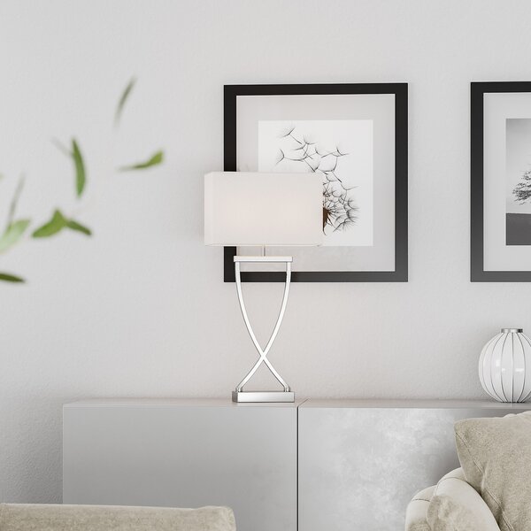 Stolne Lampa By Rydéns, Omega, Metalik, Dnevna soba, Tkanina / tekstil, Moderan