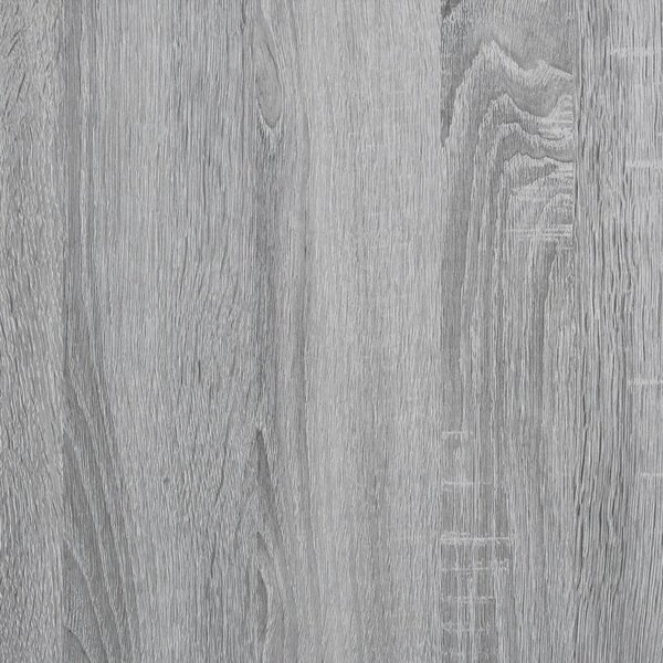 Okvir kreveta boja hrasta 180 x 200 cm od konstruiranog drva - Siva / 180 x 200 cm
