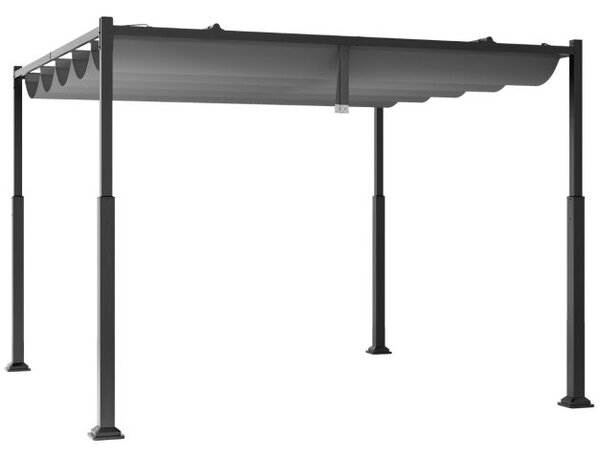 Terasa pergola, 3x3m, siva