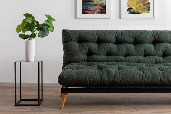 Zondo.hr Sofa na razvlačenje Sakotta (zelena + drvo). Akcija -31%. 1107029