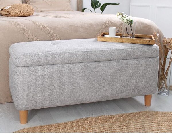 Atelier Del Sofa Tabure, Rocio - Light Grey