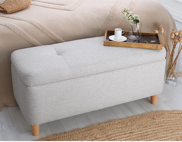 Atelier Del Sofa Tabure, Rocio - Light Grey