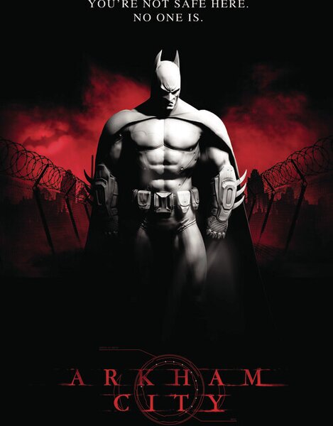 Umjetnički plakat Batman Arkham City, (26.7 x 40 cm)