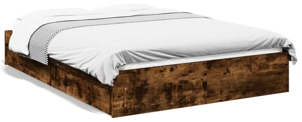 Okvir kreveta s ladicama boja hrasta 120x200 cm - Smeđa / 120 x 200 cm