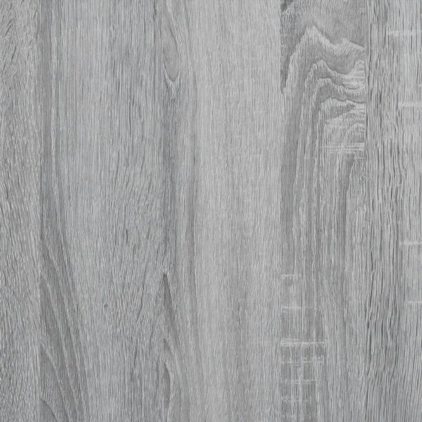 Okvir kreveta boja hrasta 160 x 200 cm od konstruiranog drva - Siva / 160 x 200 cm