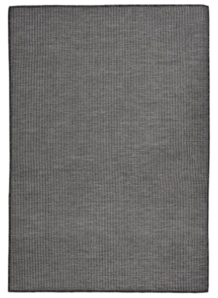 VidaXL Vanjski tepih ravnog tkanja 160 x 230 cm sivi