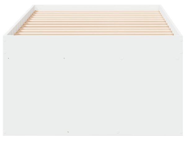 Dnevni krevet s ladicama bez madraca bijeli 100 x 200 cm - Bijela / 100 x 200 cm
