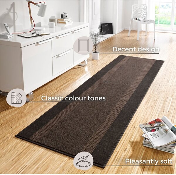 Smeđa staza Hanse Home Basic, 80 x 200 cm