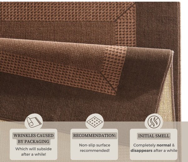 Smeđi tepih Hanse Home Basic, 160 x 230 cm