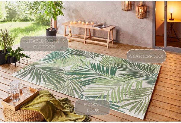 Zeleni/bež vanjski tepih 160x230 cm Vai – NORTHRUGS