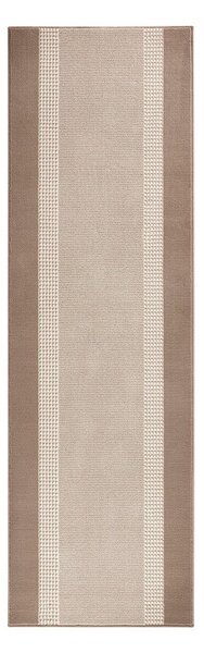 Bež-smeđa staza Hanse Home Basic, 80 x 300 cm
