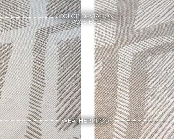 Smeđi/krem vanjski tepih 80x150 cm Gemini – Elle Decoration