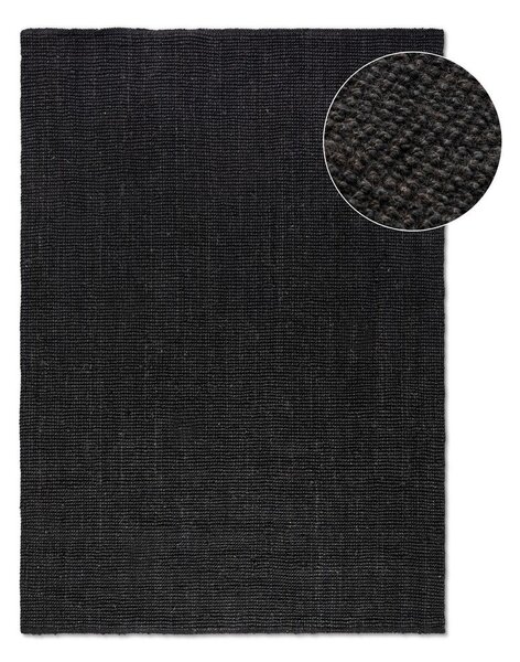 Crni juteni tepih 190x280 cm Bouclé – Hanse Home
