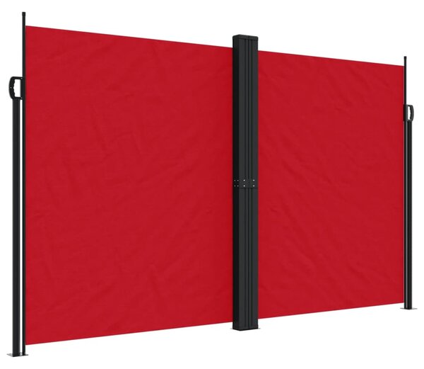 Bočna tenda na uvlačenje crvena 200x600 cm - Crvena / 200 x 600 cm