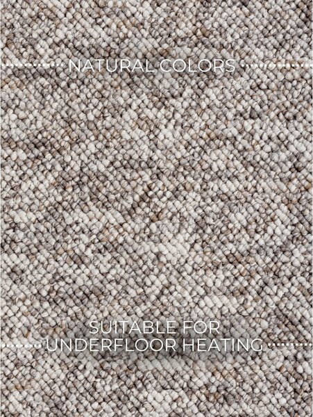 Siva periva staza 80x240 cm Rocco Taupe – Elle Decoration
