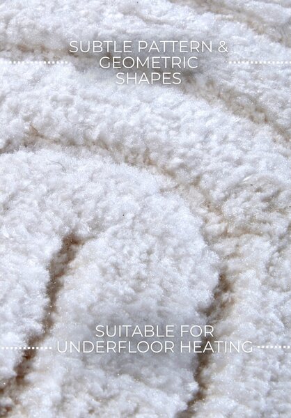 Bijeli okrugao tepih ø 160 cm Panglao New York White – Elle Decoration