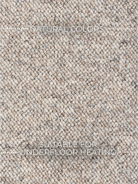 Sivi/krem perivi tepih 120x170 cm Rocco Dark Cream – Elle Decoration