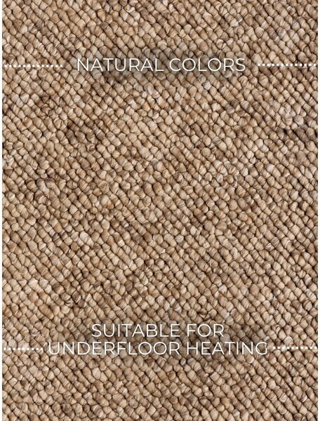 Svjetlo smeđi perivi tepih 80x150 cm Rocco Caramel – Elle Decoration