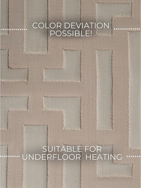 Bež staza 80x240 cm Perles Onyx – Elle Decoration