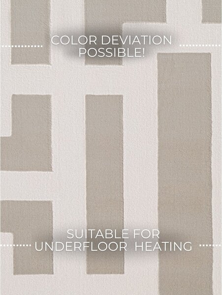 Sivi/krem tepih 120x170 cm Perles Onyx – Elle Decoration