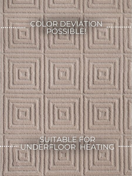Bež tepih 120x170 cm Perles Tourmaline – Elle Decoration