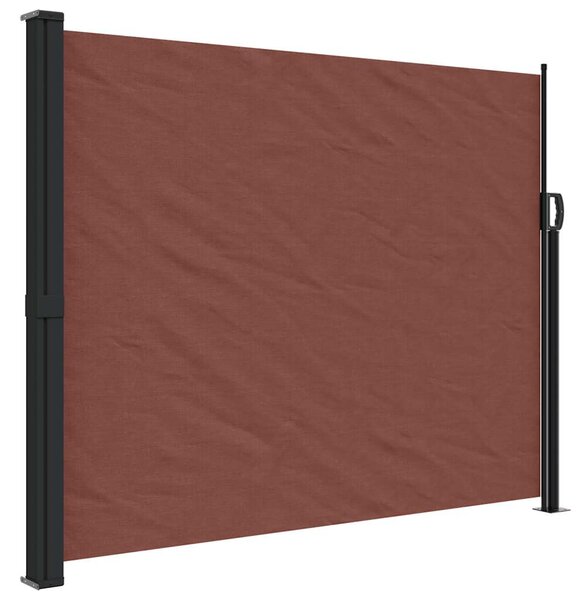 Bočna tenda na uvlačenje smeđa 160x600 cm - Smeđa / 160 x 600 cm