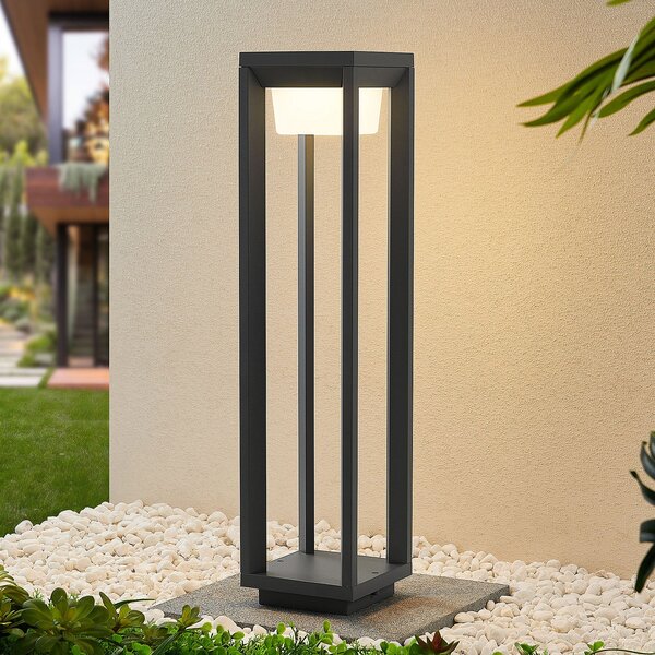 PRIOS Prios LED putna svjetiljka Gamion, 60 cm, antracit, metal, IP54, Sivo, Metal
