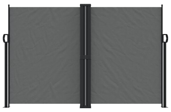 Bočna tenda na uvlačenje antracit 160 x 1200 cm - Antracitno siva / 160 x 1200 cm