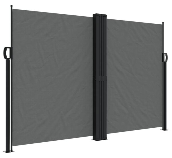 Bočna tenda na uvlačenje antracit 160 x 1200 cm - Antracitno siva / 160 x 1200 cm