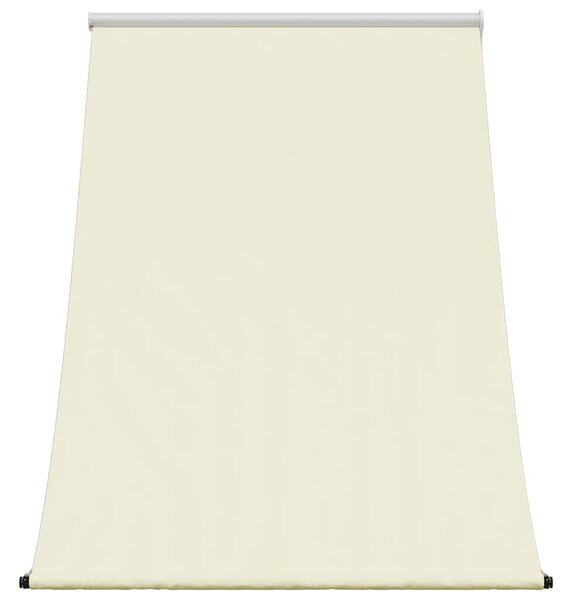 Tenda na uvlačenje krem 150 x 150 cm od tkanine i čelika - Krema / N/A