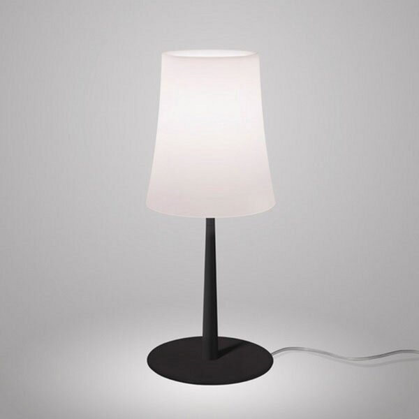 Stolne Lampa Foscarini, Birdie Easy, Crno, Dnevna soba, Metal, Dizajn