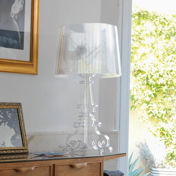 Kartell Bourgie - LED stolna lampa, prozirna, prigušiva, Providna, Dnevni boravak/blagovaonica, Plastika