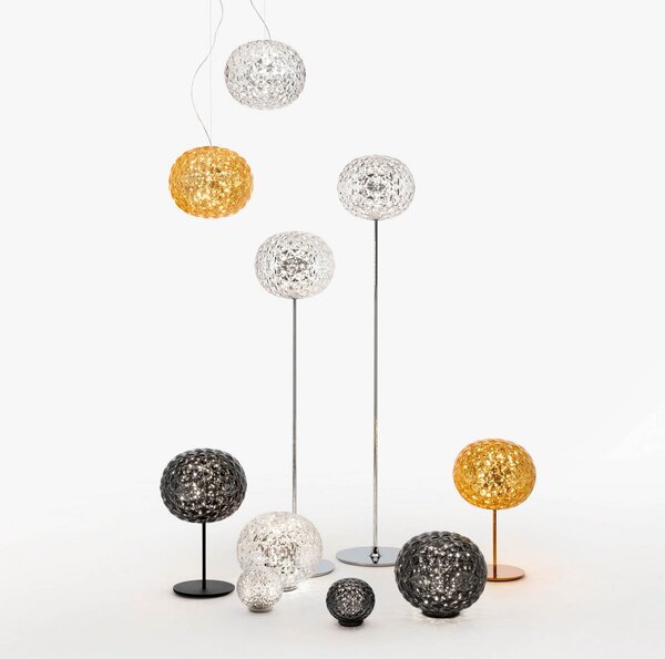 Stolne Lampa Kartell, Mini Planet, prigušiv, Sivo, Dnevna soba, Plastika, Dizajn