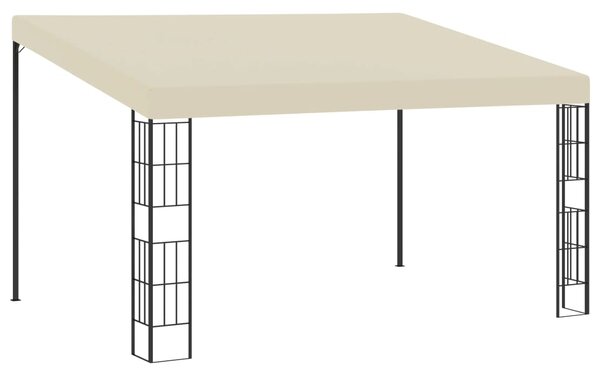 Zidna sjenica 3 x 4 m krem od tkanine - Krema / 3 x 4 m