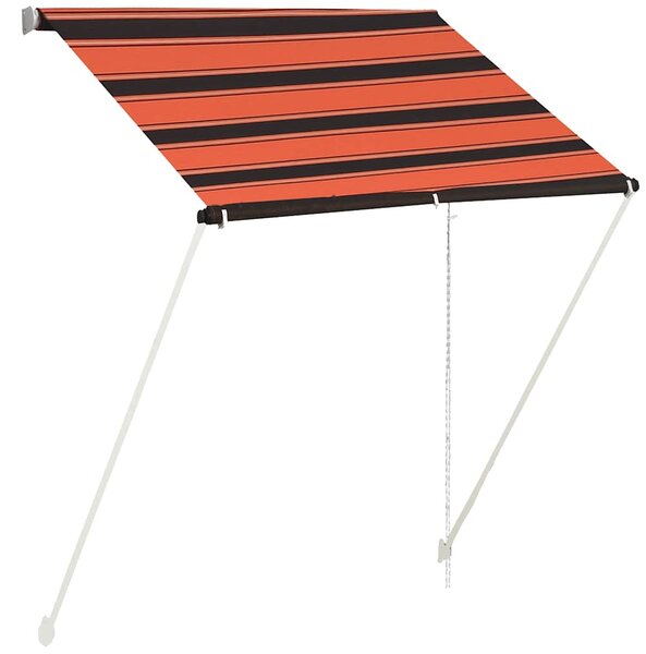 Tenda na uvlačenje 150 x 150 cm narančasto-smeđa - Šarena / 150 x 150 cm