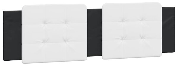 Okvir kreveta s LED-om bez madraca Zadar crno-bijeli 180 x 200 cm - Crna / 180 x 200 cm