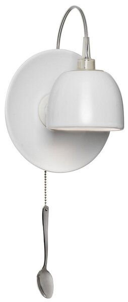 Zidne Svjetiljka Ingo Maurer, Light au Lait, Bijela, Dnevna soba, Keramika, Dizajn